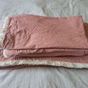 King Dusty Rose Bedsheet Set